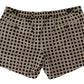 Elegant Polka Dot Cotton Shorts