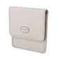 Chic White Leather Condom Case Wallet