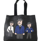 Elegant Black Leather Tote for Men