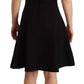 Elegant A-Line Sheath Dress in Black