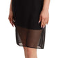 Elegant Sheath Mini Dress with Crystals