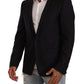 Exclusive Black Virgin Wool Blazer