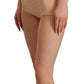 Beige Nylon Floral Lace Bodysuit Underwear
