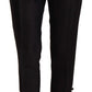 Chic High-Waist Cropped Trousers