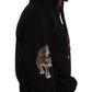 Chic Leopard Motive Hooded Sweater