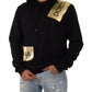 Elevate Your Style with a Black Golden-Logo Pullover