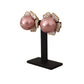 Elegant Floral Crystal Pearl Clip-On Earrings