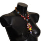 Multicolor Crystal Statement Necklace