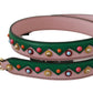 Elegant Multicolor Leather Shoulder Strap