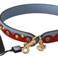 Elegant Multicolor Leather Shoulder Strap