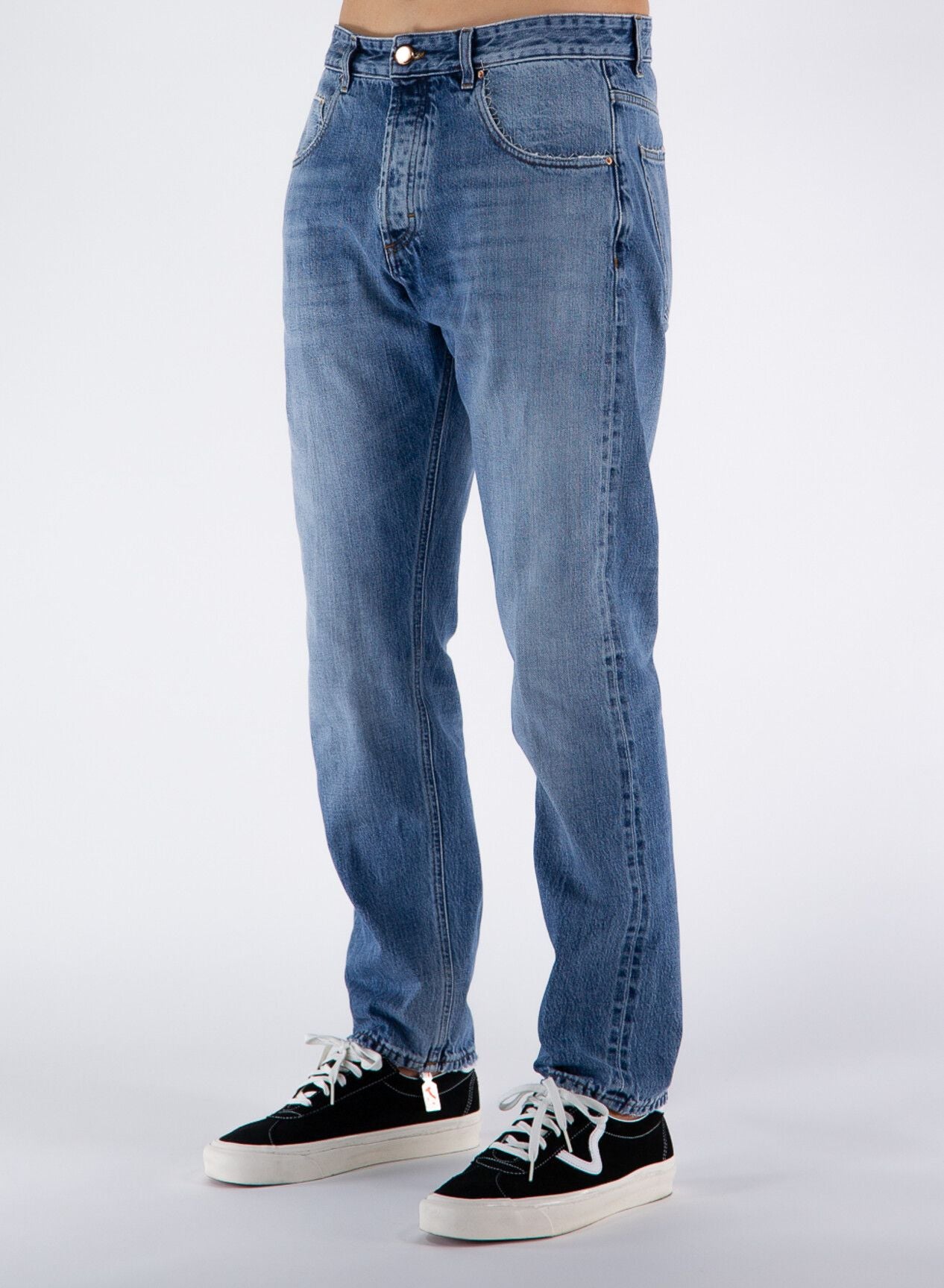 Blue Cotton Men's Jeans