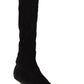 Elegant Black Stretch Socks Boots