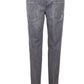 Gray Cotton Stretch Men Jeans