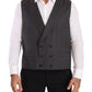 Elegant Gray Sicilia Wool Blend Suit