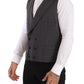 Elegant Gray Sicilia Wool Blend Suit