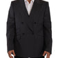 Elegant Gray Sicilia Wool Blend Suit