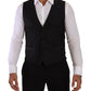 Sicilia Slim Fit Black Suit Ensemble