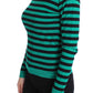 Elegant Striped Cashmere Silk Sweater