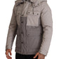 Elegant Lightweight Gray Windbreaker Jacket