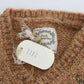 Chic Brown Oversize Knitted V-Neck Sweater