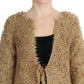 Elegant Beige Sweatercoat Cape