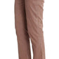 Chic Brown Cropped Corduroy Pants