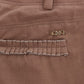 Chic Brown Cropped Corduroy Pants