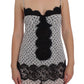 Elegant Floral Lace Silk Chemise