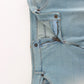 Elegant Light Blue Capri Jeans