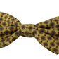 Elegant Yellow Silk Bow Tie