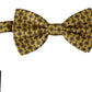 Elegant Yellow Silk Bow Tie