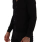 Elegant V-Neck Black Cashmere Cardigan