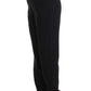 Elegant High-Waist Black Pants