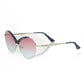 Blue Metallic Women Sunglasses