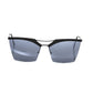 Black Metallic Women's Sunglass