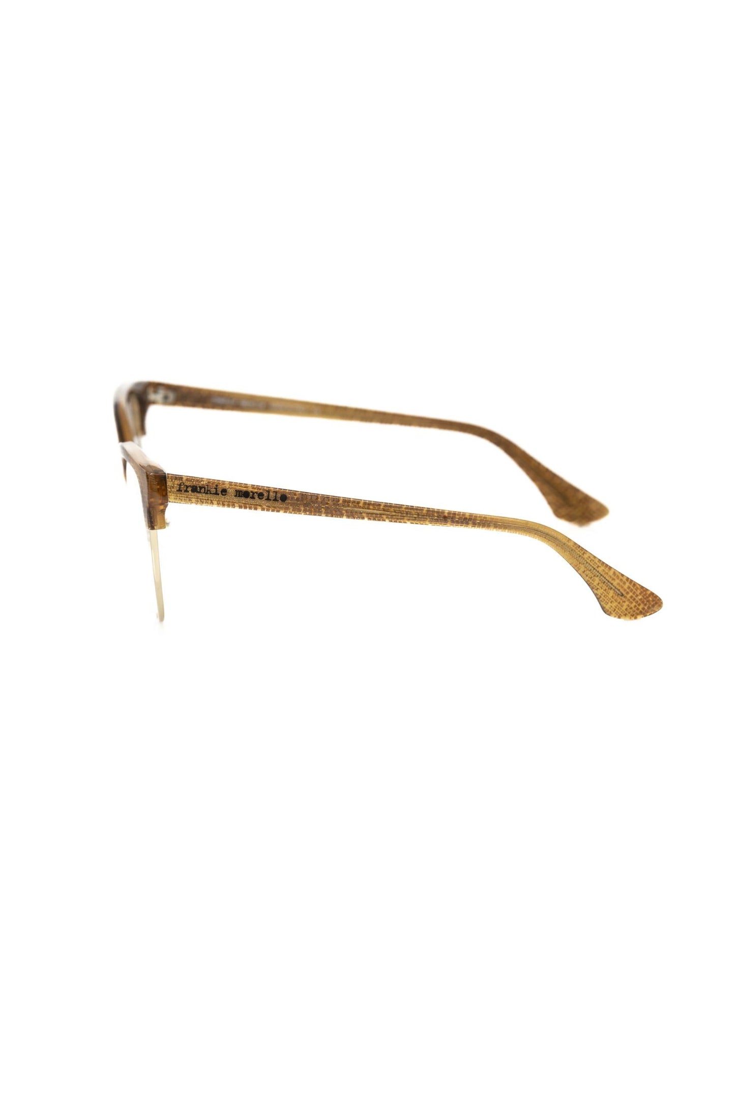 Brown Metallic Fiber Women Frame