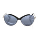 Black Metallic Women Sunglass