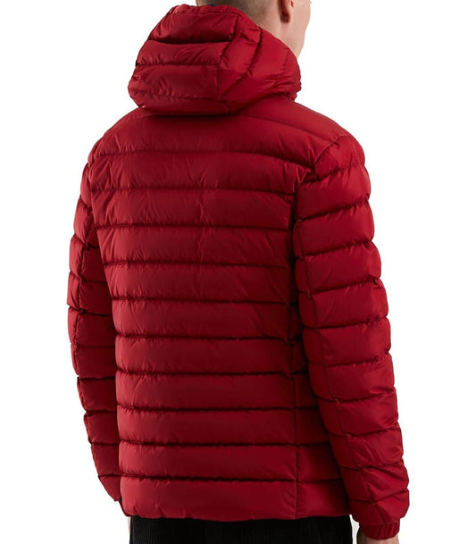 Red Nylon Men Jacket