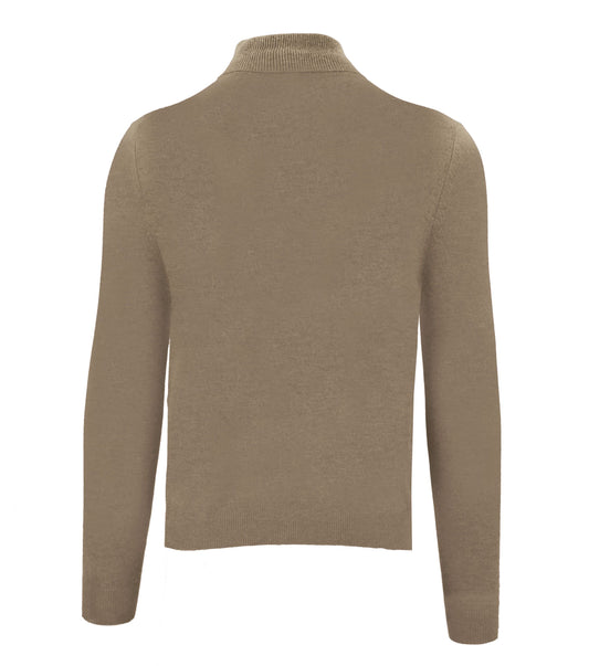 Beige Cashmere Men Sweater