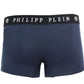 Blue Cotton Men Boxer