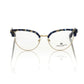 Blue Metallic Fiber Women Frame