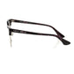 Burgundy Metallic Fiber Women Frame