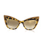 Brown Acetate Women Sunglass