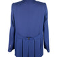 Elegant Blue Front-Open Jacket