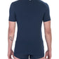 Blue Cotton Men T-Shirt