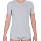 Gray Cotton Men T-Shirt