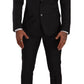 Black MARTINI Single Breasted 2 Piece Suit