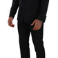Black Fantasy GOLD Wool Slim Fit 2 Piece Suit