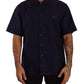 Elegant Navy Blue Button-Down Casual Shirt