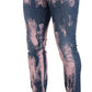 Elegant Skinny Slim Fit Denim Jeans in Tie Dye